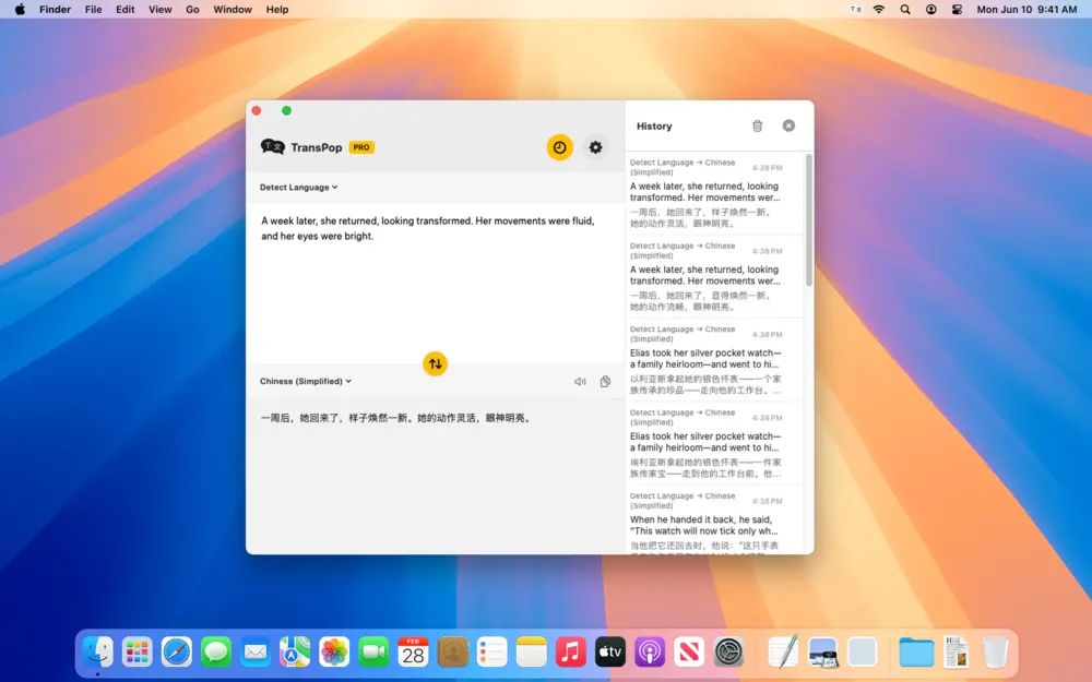 SwiftTrans Full View - Light Mode